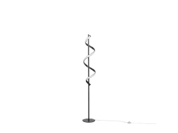 Stehlampe Led Schwarz 152 Cm Wanta Beliani Ch