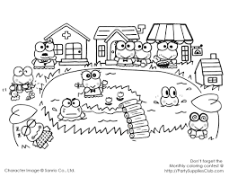 Great for any hello kitty & friends party theme. 210 Coloring Pages Hello Kitty Ideas Hello Kitty Coloring Pages Hello Kitty Coloring