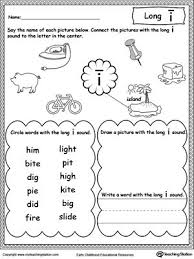 Long I Sound Worksheet Vowel Worksheets Long Vowel Worksheets Phonics Worksheets