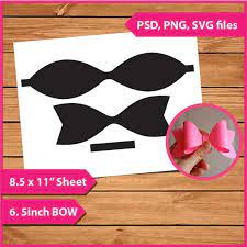 Download Layer Template 6 5 Inch 3d Bow Template Instant Download Bow Template Free Psd Mockups Templates Mockup Free Psd