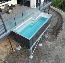 Stay Cool With A Shipping Container Pool Container Pool Container House Shipping Container Home Designs