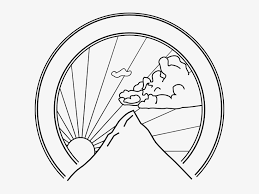 Mountain Black And White Mountain Seal Clip Art At Sun With Mountain Drawing Transparent Png 600x535 Free Download On Nicepng Find the perfect hot sun clipart black & white image. white mountain seal clip art
