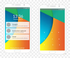 Set of devices with blank screens: Android Mockup Template Of A Lock Screen Android Lock Screen Mock Up Clipart 4676528 Pikpng