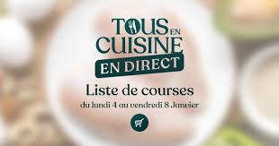 Tous En Cuisine La Liste Des Ingredients De La Semaine Du 4 Janvier En 2021 Recette Cyril Lignac Cuisine Spaghetti Au Fromage