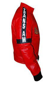 Smokey And The Bandit Burt Reynolds Red Bomber Synthetic Leather Jacket At Amazon Men S Clothing Store Red Bomber Jacket Leather Jacket Style Red Jacket