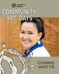 We are thrilled to have numerous artists-in-residence joining us this year,  Lheidli artist and Elder Les Baker will be leading an ecosystem exploration  activity, while the sculptural and mixed media expertise of