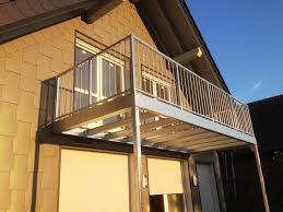 Balkon Und Balkongelander Aus Verzinktem Stahl Metallbau Bochum Wattenscheid Balkon Bauen Balkon Verzinkter Stahl