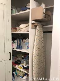 These creative ironing board ideas are the perfect way to utilize every last inch of your work space and save room for more fabric. Diy Iron And Ironing Board Holder For Stylish Laundry Organization Dream Design Diy