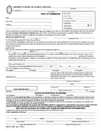 We make your divorce quick & easy. Writ Of Summons Maryland Fill Out And Sign Printable Pdf Template Signnow