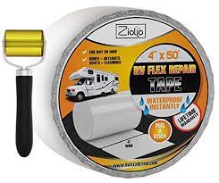Maybe you would like to learn more about one of these? Amazon Com Ziollo Rv Flex Repair Tape Roof Seam Tape To Seal And Waterproof Bond To Epdm Rubber With Butyl Sealant Seal Vents And Skylights On Motorhomes Trailers Campers White 4 Inch X