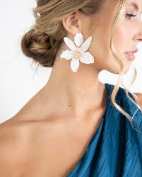 Aros Sara Flor Rosado