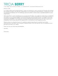 Best Journeymen Plumbers Cover Letter Examples Livecareer