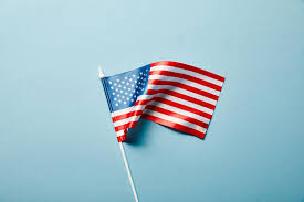These stick flags are available in a wide variety of sizes and configurations to perfectly fit your u.s. Top View Of American Flag On Stick On Blue Background Free Stock Photo And Image