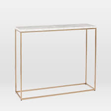 Streamline Console Marble In 2020 Marble Console Table Modern Console Tables Slim Console Table