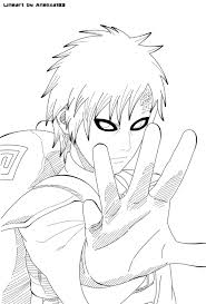 Click share this story on facebook. Gaara Lineart By Xevy Chanx On Deviantart