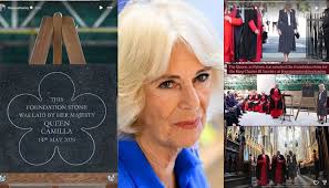 Queen Camilla's emotional moment at King Charles III sacristy unveiling