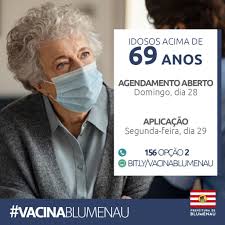 * unidades de saúde que realizam 2ª dose da vacina covid(covishield/fiocruz/astrazeneca)! Prefeitura Abre Agendamento Para Vacinacao Contra Covid 19 Em Idosos Com 69 Anos Ou Mais Prefeitura De Blumenau