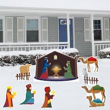 Check spelling or type a new query. Buy Nativity Scene Christmas Yard Decoration Set 8 Pcs Total With 17 Stakes Online In India 136817931