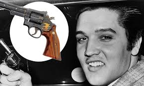 Elvis Presley's Smith & Wesson revolver that was given to him before his  death at age 42 is expected to get as much as $90K at auction