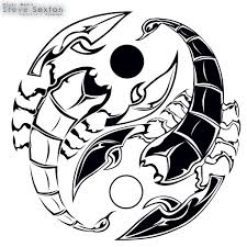 Scorpio Yin Yang Tattoo 3 Scorpio Zodiac Tattoos Zodiac Tattoos Yin Yang Tattoos