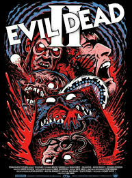 Evil Dead 2 Poster Horror Movie Posters Horror Movies Movie Posters