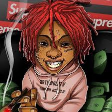 Lock screen wallpaper cover art. Pin By Vincent On Ayy Trippie Redd Rapper Art Drawings