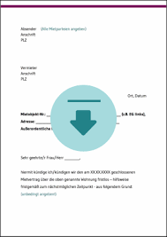 Die kündigungsfrist für mieter ist seit dem 01.09.2001 (mit dem mietrechtsreformgesetz) entscheidend gekürzt worden. Kundigung Mietvertrag Ratgeber Und Kostenlose Downloads