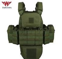 YAKEDA Plate Carrier Green Camouflage Molle Magazine Pouches ...