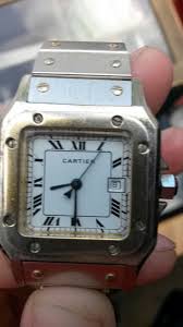 Ein flugpionier und seine uhr. Uhrenbestimmung Cartier Santos Quartz Echt
