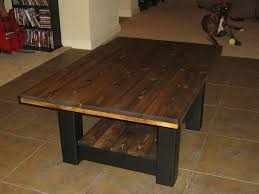 Our diy project includes an optional storage shelf for remote controls. Home Living Furniture Dark Walnut And Black Coffee Table