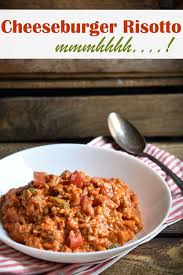 Cheeseburger Risotto Mmmmhhh Familienessen Cheeseburger Mittagessen