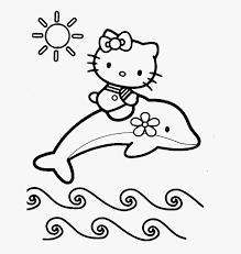 Find more hello kitty coloring page pdf pictures from our search. Hello Kitty At The Beach Summer Coloring Picture For Hello Kitty Coloring Pages Dolphin Free Transparent Clipart Clipartkey