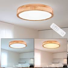 Sehr gut erhaltene esstischlampe aus dem nachlass meiner eltern. Etc Shop Deckenleuchte Led Deckenlampe Cct Dimmbar Holz Optik Esstischlampe Mit Fernbedienung Leuchte Kaltweiss 6000 Kelvin Tageslicht 24 Watt 1350 Lumen 3000 6000 Kelvin Dxh 40x10 5 Cm Online Kaufen Otto