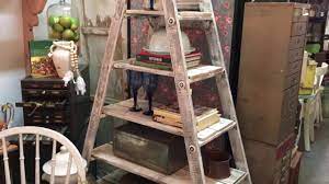 Transform an old wooden ladder into a chic and classy ladder shelf for your room and living area. Diy 30 Rustic Wood Ladder Shelf Project Great Project For All Skill Levels Youtube