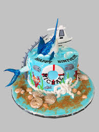 As an amazon associate i earn from qualifying purchases, thank you! Fishing Birthday Cake Skazka Desserts Bakery Nj Custom Birthday Cakes Cupcakes Shop
