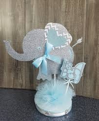 Elephant decorations that encouraged me to purchase other pieces within the same theme from the. Elephant Baby Shower Centerpiece Boy Elephant Baby Shower Boy Etsy Elephant Baby Shower Decorations Boy Baby Shower Centerpieces Elephant Baby Shower Centerpieces