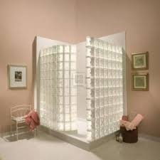 Glass block is back in style! Glass Block Shower Kits Quality Glass Block And Window Quality Glass Block And Window