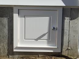 Custom Built Crawl Space Access Door Crawl Space Access Door Crawlspace Bathroom Mirror