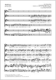 C am well your faith was strong but you needed proof c am you saw her bathing on the roof. Georg Friedrich Handel Halleluja Partitur Einzelausgabe Aus Chorbuch Carus Verlag