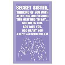 Printable cards for secret sisters. 9 Best Secret Sister Printables Printablee Com