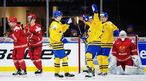 Ishockeyturneringen var også det 28. Jvm I Ishockey Juniorkronornas Matcher Tv Tider Historia Dn Se