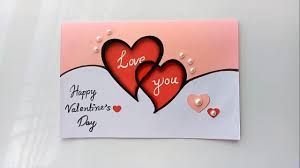 How to make love cards _ valentine cards handmade easy _ love card valentines love cards : Handmade Valentine S Day Card How To Make A Love Card For Loved Ones Youtube