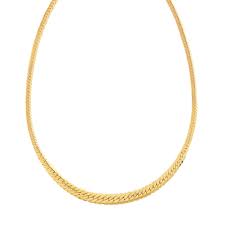 Colliers étrangleurs à maille fine sont essentiellement destinés au dressage canin. Collier Or 750 Jaune Maille Anglaise Femme Collier Maty