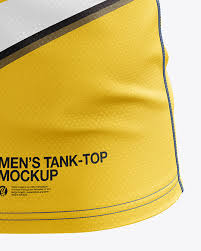 Download Men S Sprinting Singlet Mockup Half Side View In Apparel Mockups On Yellow Images Object Mockups
