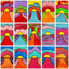 Glorious Day Art Education Elementary Elementary Art Sisters Art