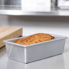 1 Lb Glazed Aluminized Steel Bread Loaf Pan 8 1 2 X 4 1 2 X 2 3 4 In 2020 Loaf Bread Loaf Pan Pan Bread
