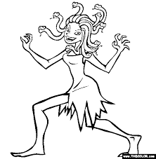 Maybe you would like to learn more about one of these? Medusa Online Coloring Page