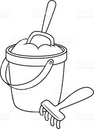 Coloring Book Vector Illustration Sand Bucket And Shovel Bucket And Spade Vector Free Vector Art Take a look at our channel for more drawing tutorials! coloring book vector illustration sand