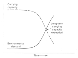 carrying capacity grade 10 science diagram chart line