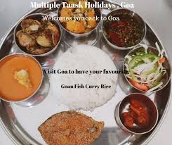 You can make this with any fleshy fish that will not disintegrate into the curry. Goan Fish Curry Rice Plate The Multiple Taask Holidays Facebook